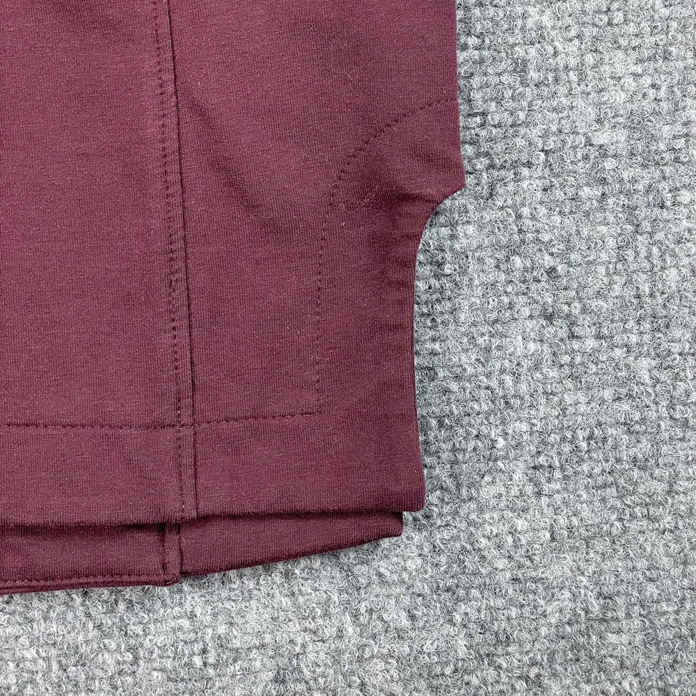 BYLT Lux Shirt Small Burgandy Short Sleeve Performance Premium Basics Men's‎ - Picture 6 of 12
